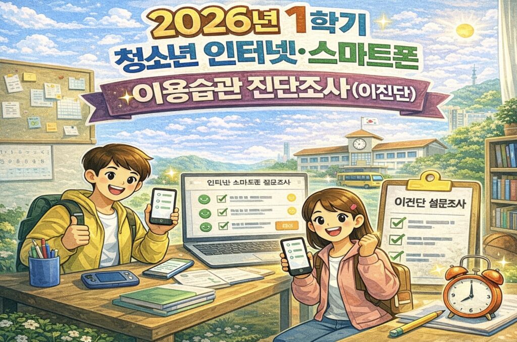 2026년 이진단 인터넷스마트폰 이용습관진단조사 (e-jindan)